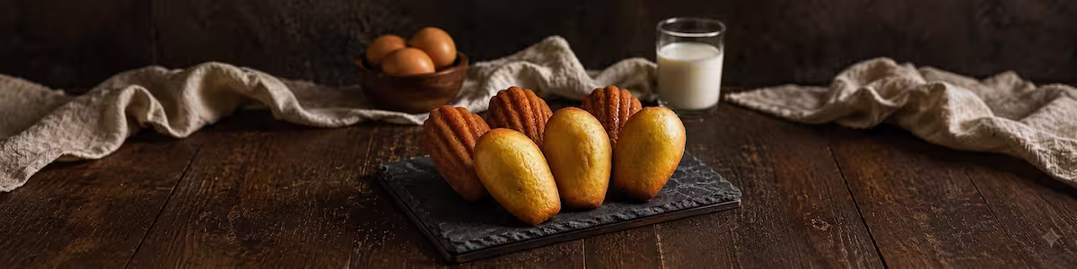 Madeleines artisanales Opaleia dorées au beurre AOP